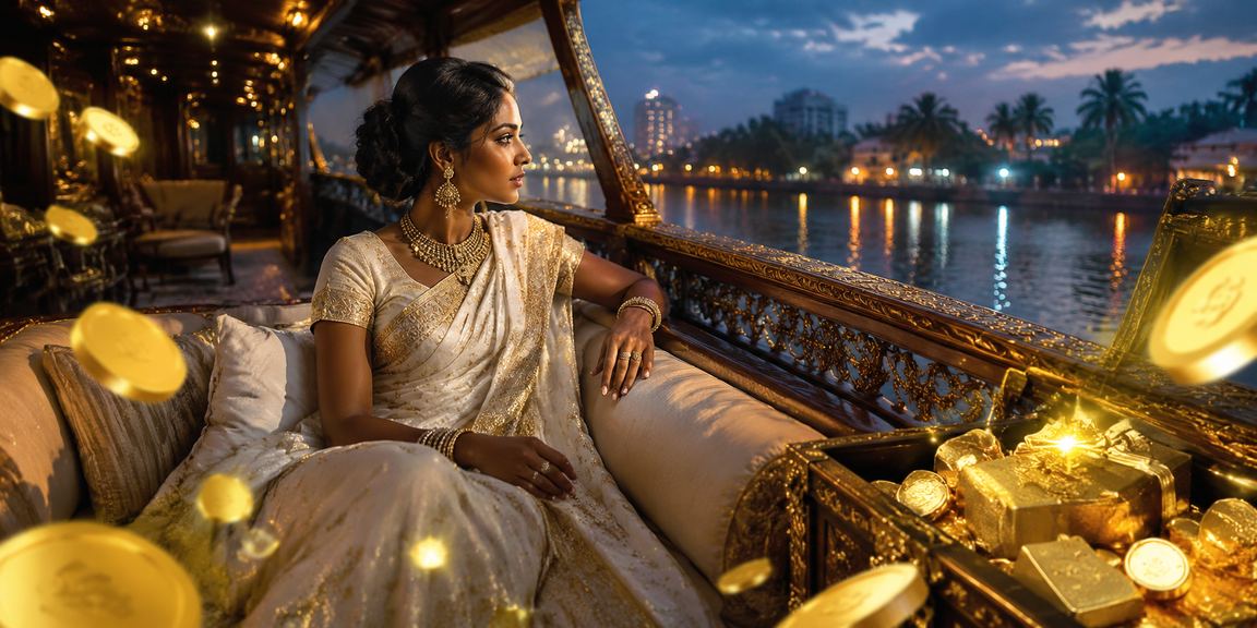 User logging in on mobile for cricket betting in Kerala backwaters